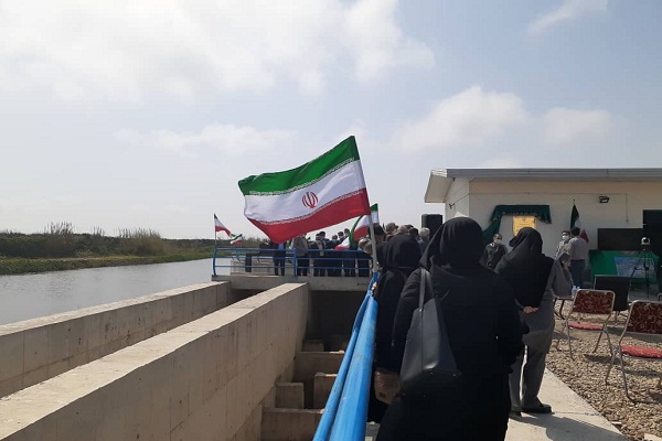  سد لاستیکی لاریم جویبار افتتاح شد + تصاویر