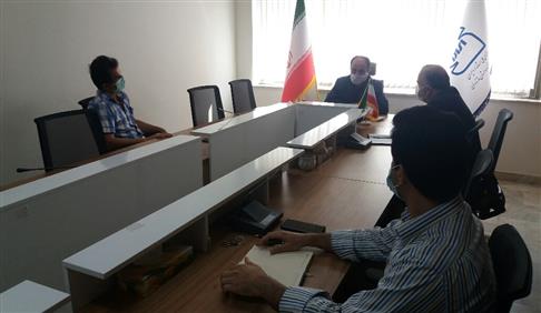 دومین جلسه حضوری کمیته فنی آسانسور استانی در سال 1400 با رعایت موازین بهداشتی