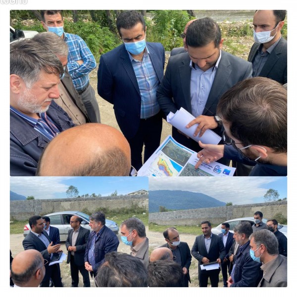 بازدید نمایندگان دفتر مقام معظم رهبری از پروژه های استانی نوشهر و چالوس