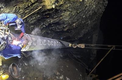 نشت یابی كامل خطوط لوله در منطقه 9 عملیات انتقال گاز