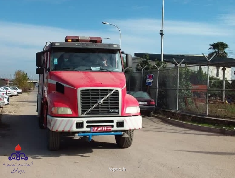 اجرای مانور پارگی خط لوله در مرکز ساری