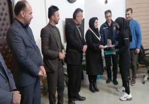 تجلیل از مدال آوران آسیایی و جهانی ورزش محمودآباد