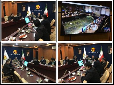 برگزاری جلسه ویدئو کنفرانسی مدیر عامل آبفا مازندران با وزیر نیرو و مدیر عامل شرکت مهندسی آبفا کشور