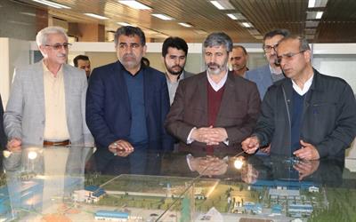 مهندس ابراهیم بازیان مدیر عامل شستا در بازدید از شرکت صنایع چوب و کاغذ مازندران: