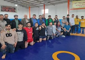 حضور تیم املاک خاص بابلسر در لیگ کشتی لوچو مازندران