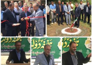 بهره مندی ۴۹۰۰ نفر از مزایای افتتاح دو طرح آب و فاضلاب در نوشهر