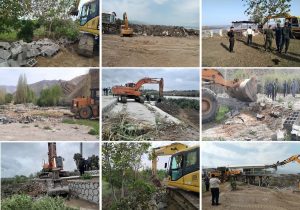 78 هزار متر مربع از بستر و حریم رودخانه‌های مازندران در نیمه نخست سال رفع تصرف شد