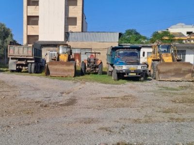 توقیف ماشین‌آلات برداشت‌کنندگان غیرمجاز مصالح رودخانه‌ای در قائمشهر