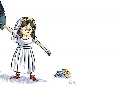 عروس‌‌های عروسک به دست