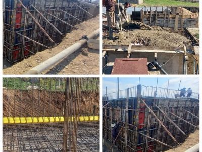 افزایش ظرفیت آب دو روستای ساری با ساخت مخازن ذخیره