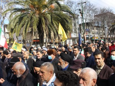 گزارش تصویری از راهپیمایی بیست و دوم بهمن ماه (عکاس: فاطمه کواکبیان)