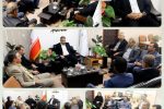 دیدار هیئت رئیسه‌ی جدید شورای اسلامی شهر بمناسبت هفته دولت با فرماندار شهرستان قائم شهر