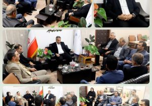 دیدار هیئت رئیسهی جدید شورای اسلامی شهر بمناسبت هفته دولت با فرماندار شهرستان قائم شهر