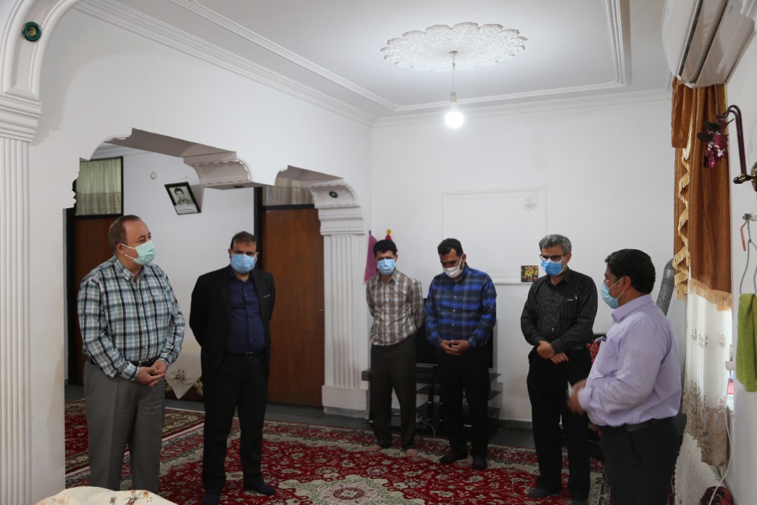 حضور مدیرکل بهزیستی مازندران در منزل مددجو روستای اسبوکلا