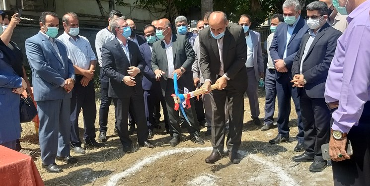 مراسم کلنگ زنی ساختمان اداری جدید تامین اجتماعی شعبه چالوس