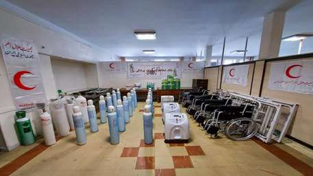 خدمات کرونایی بانک امانات هلال احمراستان