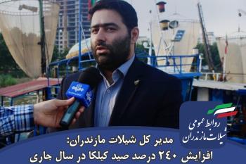  افزایش 240 درصد صید کیلکا در سال جاری
