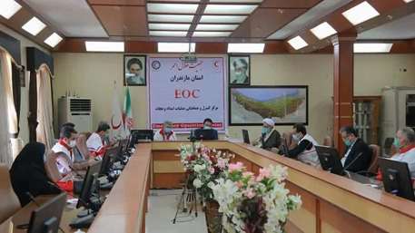 رتبه دوم املاک و حقوقی هلال احمر مازندران در سال گذشته
