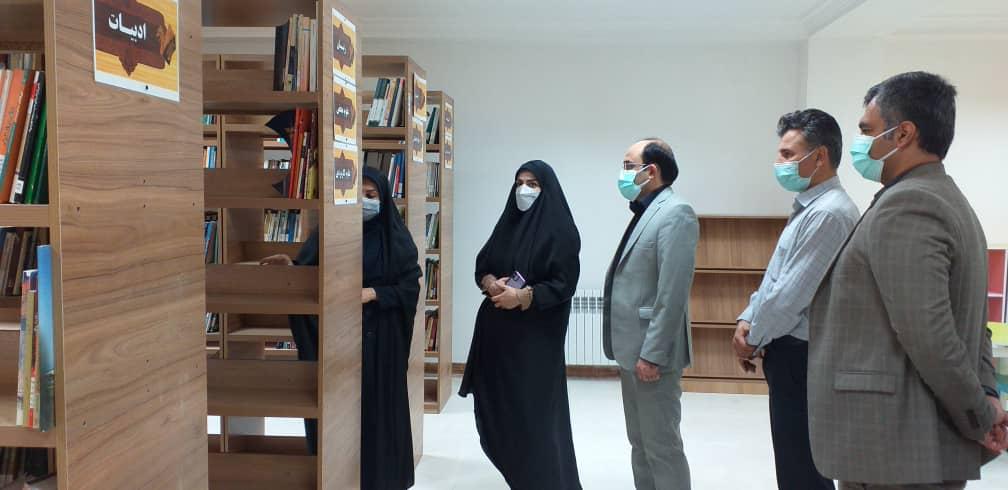 بازدید نهایی از آماده‌سازی پروژه کتابخانه اسبوکلا برای افتتاح در هفته آینده
