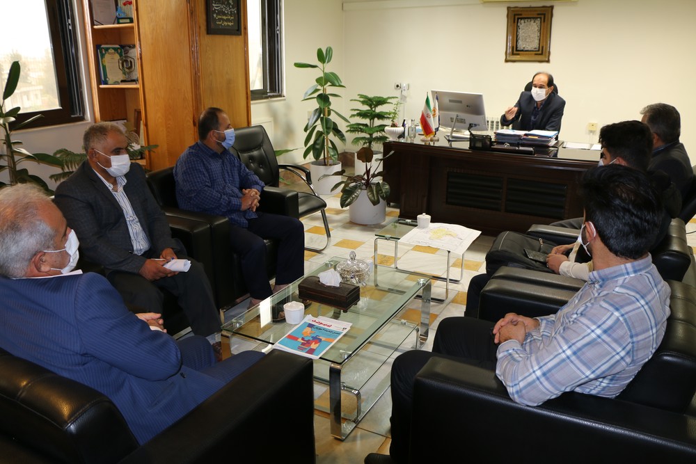 دیدار مدیر کل بنیاد مسکن انقلاب اسلامی مازندران با مسئولین روستای فیلبند