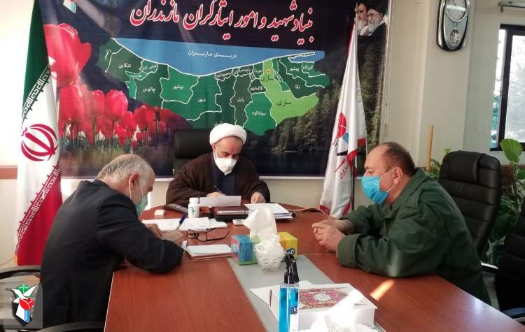 دیدار چهره به چهره مدیر کل بنیاد مازندران با ایثارگران