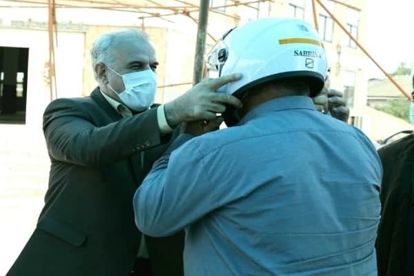 توزیع رایگان بیش از1200 عدد کلاه ایمنی بین موتورسواران مازندران