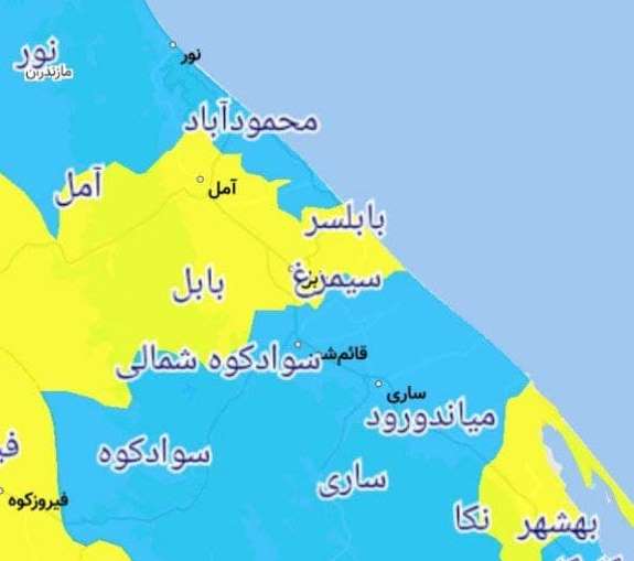 خروج مجدد مازندران از وضعیت پرخطر کرونایی ؛