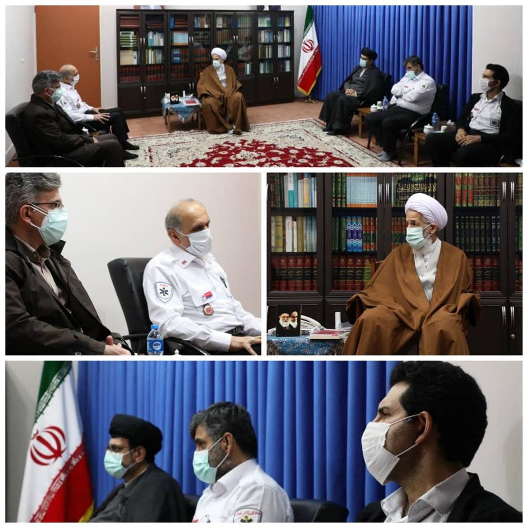 دیدار رییس سازمان اورژانس کشور با نماینده ولی فقیه در مازندران