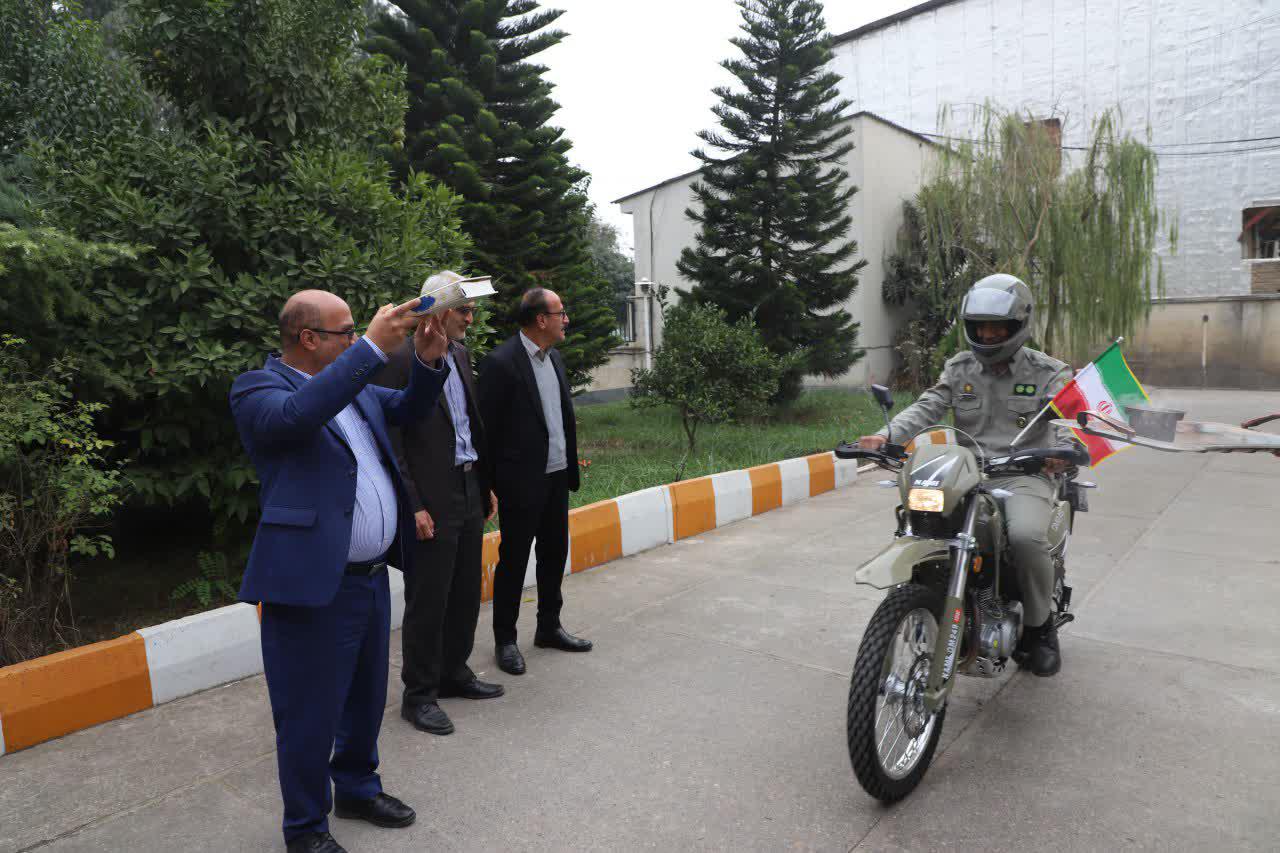 تجهیز محیط بانی های استان مازندران به سیستم انرژی خورشیدی / توزیع موتور سیکلت برای محیط بانی ها استان