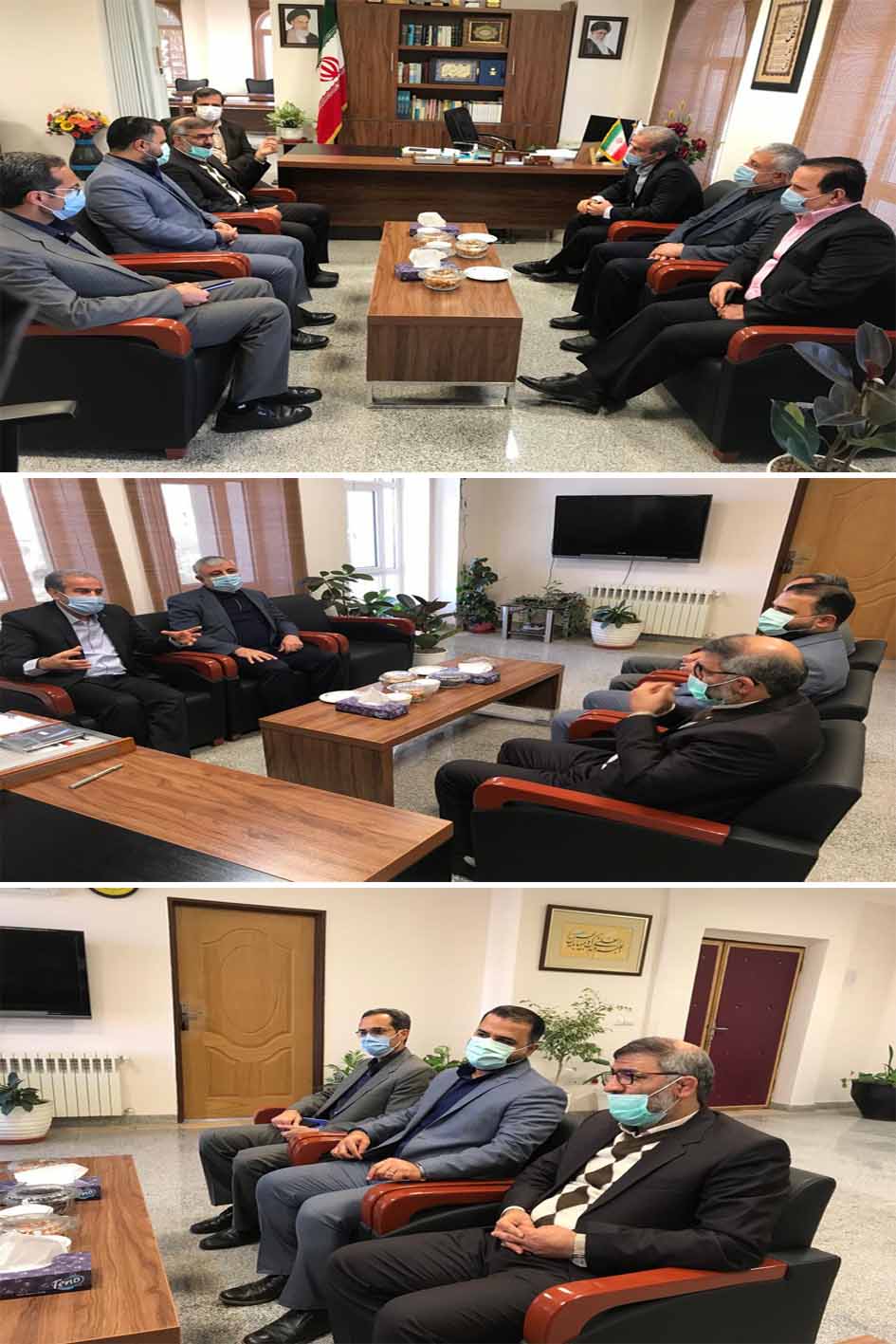 دیدار مدیرعامل آب وفاضلاب استان مازندران با فرماندار شهرستان ساری