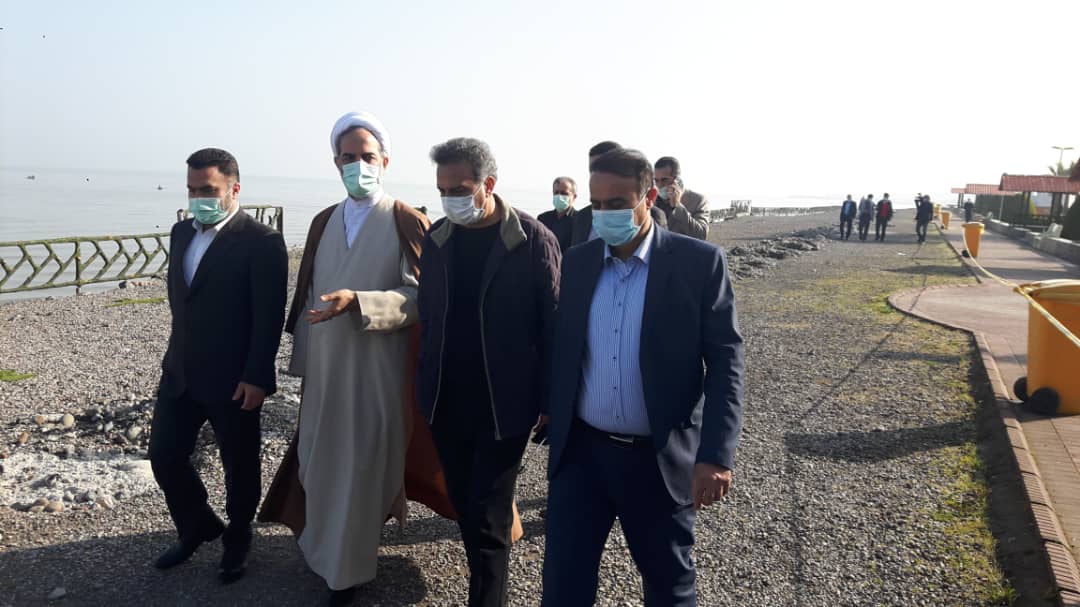 بازرسی میدانی نماینده ویژه رییس جمهور از سواحل مازندران/ برخی از مستحدثات در حریم ۶۰متر هنوز تخریب نشده اند
