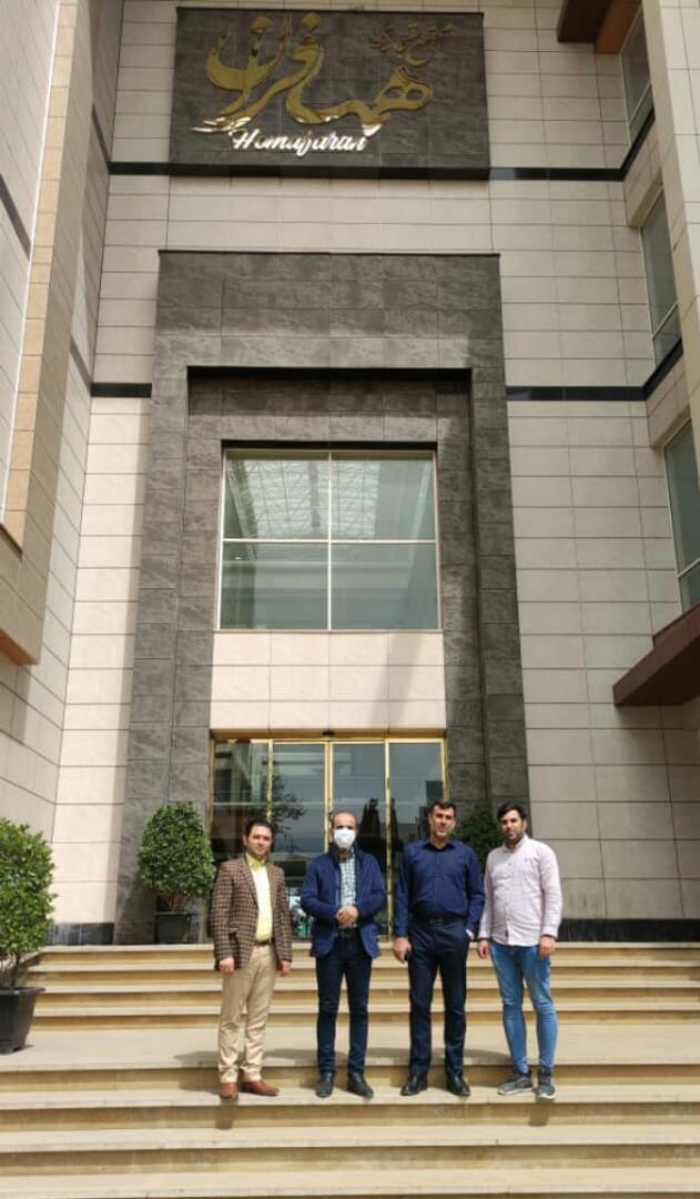 بازدید مدیر و معاون امور سینمایی استان مازندران از پروژه پردیس سینمایی همافران نوشهر