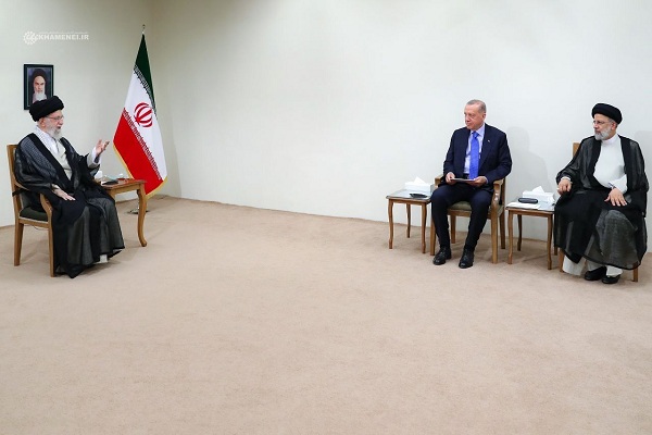 اردوغان با رهبر معظم انقلاب دیدار کرد