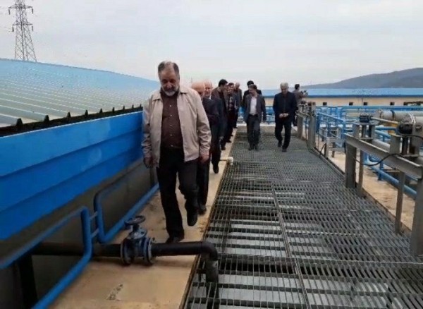 بازدید مدیران مدیریت منابع آب ایران از زیرساخت‌های آب مرکز مازندران