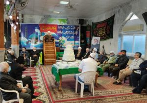 مراسم از شهادت تا ولادت حضرت فاطمه زهرا ( س) برگزار شد