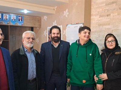 تقدیر انجمن آوای اوتیسم ساری از سرپرست اداره کل راه‌آهن شمال۱
