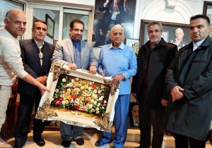دیدار معاون سیاسی امنیتی و سرپرست اداره‌کل با امامعلی حبیبی پیشکسوت کشتی